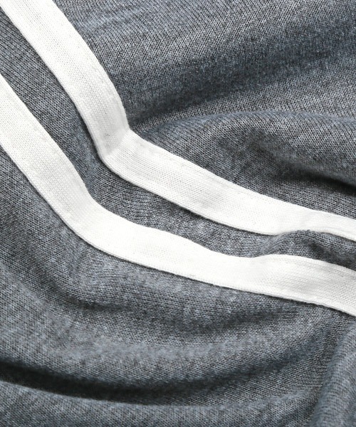 LUXSTYLE(ラグスタイル)の「ミニ裏毛ライン入りジョガーパンツ(スウェットパンツ・メンズ・ブルーグレー/ブラック/杢グレー・M/XL/L)」の17枚目の写真