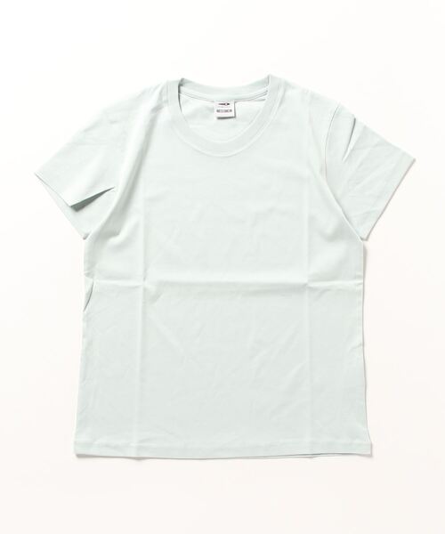 TIGORA(ティゴラ)の「ティゴラ TIGORA シルケットコットンTシャツ(Tシャツ/カットソー・レディース・ライトグリーン/ライトベージュ/ブラック/ホワイト・XL/S/M/L)」の4枚目の写真