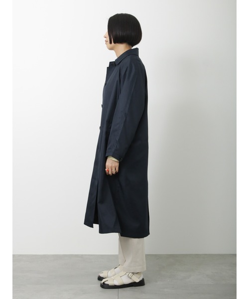 Lugnoncure（ルノンキュール）の「撥水加工ステンカラーコート（ステンカラーコート・レディース・オフホワイト/ネイビー/ベージュ・ﾌﾘ-）」の10枚目の写真
