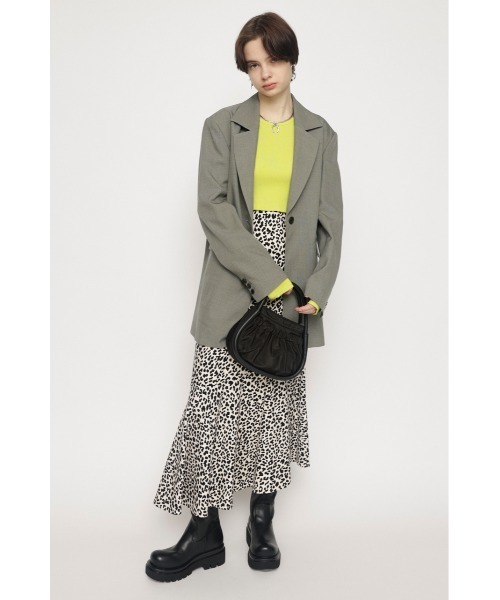 SLY（スライ）の「ASYMMETRIC MERMAID SK アシンメトリー マーメイドスカート（スカート・レディース・ブラック/マルチ・1/0/2）」の9枚目の写真