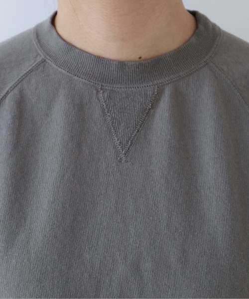 PAR ICI（パーリッシィ）の「空紡インレイ製品染め ラグランTシャツ（Tシャツ/カットソー・レディース・オフホワイト/ピンク/グレー/サックスブルー・FREE）」の15枚目の写真