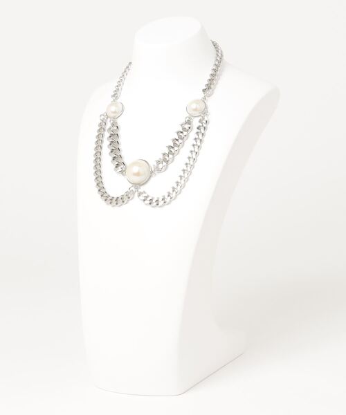 G.V.G.V.（ジーヴィージーヴィー）の「PEARL CHOKER（チョーカー・レディース・シルバー・ONE SIZE）」の8枚目の写真