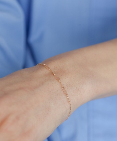 PAS TIERRA【パティエラ】Ray/レイ K10キヘイチェーンブレスレット PAS TIERRA（パティエラ）の「【Ray】K10キヘイチェーン