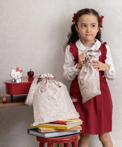 巾着トートバッグ(A4 / お着替えバッグ)【シナモロール/マイメロディ