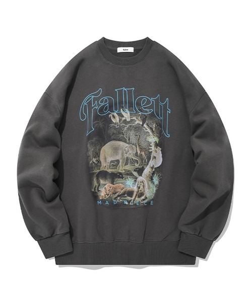 ALAND(エーランド)の「【UNISEX】FALLETT/Serengeti プルオーバー 2178148(スウェット・レディース・チャコール・MEDIUM/LARGE)」の1枚目の写真
