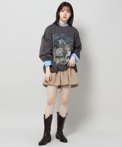 ALAND(エーランド)の「【UNISEX】FALLETT/Serengeti プルオーバー 2178148(スウェット・レディース・チャコール・MEDIUM/LARGE)」の2枚目の写真