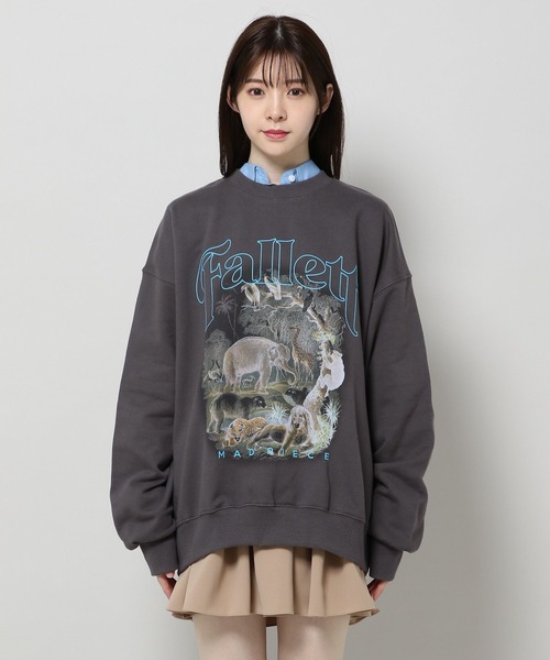 ALAND(エーランド)の「【UNISEX】FALLETT/Serengeti プルオーバー 2178148(スウェット・レディース・チャコール・MEDIUM/LARGE)」の5枚目の写真