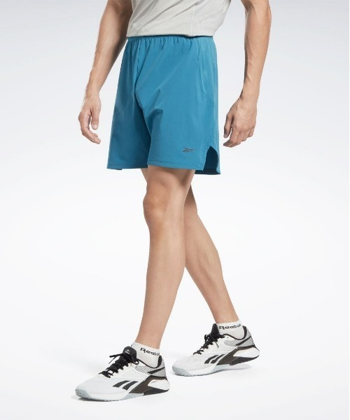 Reebok(リーボック)の「ストレングス 3.0 ショーツ / TS STRENGTH 3.0 Short(その他パンツ・メンズ・ブラック/オレンジ/グリーン/ブルー/グレー/ブルー系その他・LARGE/MEDIUM/SMALL/XX-LARGE/XXX-LARGE/X-LARGE/X-SMALL)」の4枚目の写真