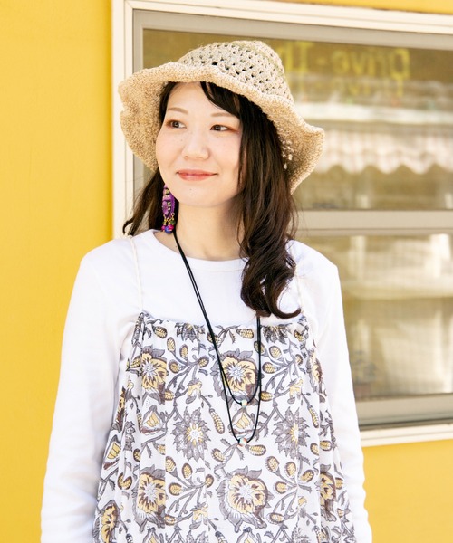 チャイハネ(チャイハネ)の「【チャイハネ】レコナヘンプコットンハット(ハット・レディース・カーキ/ナチュラル/ブラウン・FREE)」の8枚目の写真