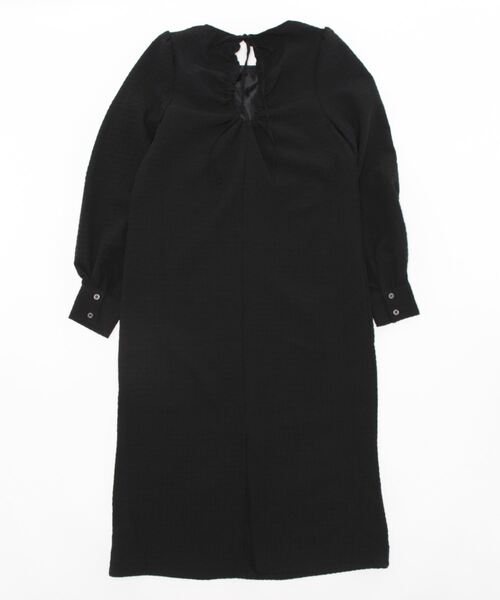 hellam（へラム）の「バックオープンワンピース（ワンピース・レディース・オフホワイト/ブラック・FREE）」の3枚目の写真