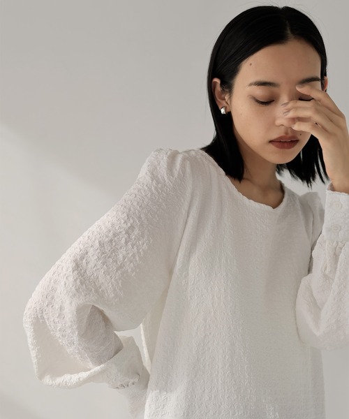 hellam（へラム）の「バックオープンワンピース（ワンピース・レディース・オフホワイト/ブラック・FREE）」の13枚目の写真