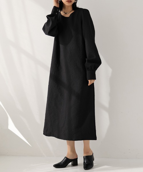 hellam（へラム）の「バックオープンワンピース（ワンピース・レディース・オフホワイト/ブラック・FREE）」の19枚目の写真