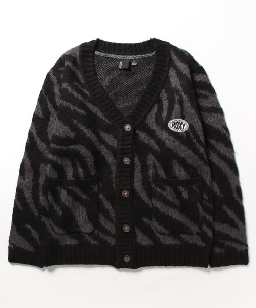 ROXY（ロキシー）の「ROXY LOOSE CARDIGAN/ロキシーカーディガン（カーディガン/ボレロ・レディース・パープル/マルチ・LARGE/MEDIUM）」の2枚目の写真