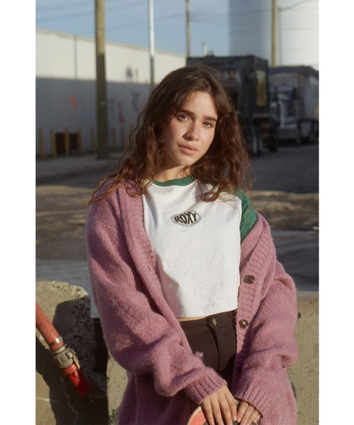 ROXY（ロキシー）の「ROXY LOOSE CARDIGAN/ロキシーカーディガン（カーディガン/ボレロ・レディース・パープル/マルチ・LARGE/MEDIUM）」の3枚目の写真