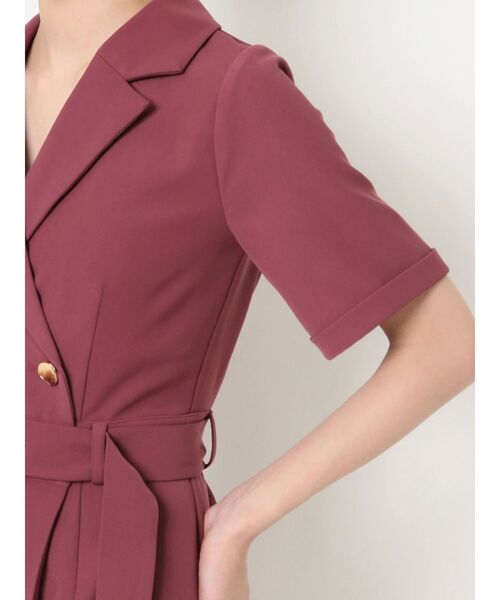 RESEXXY（リゼクシー）の「テーラードショートコンビネゾン（つなぎ/オールインワン・レディース・ブラック/ピンク/アイボリー・FREE）」の15枚目の写真