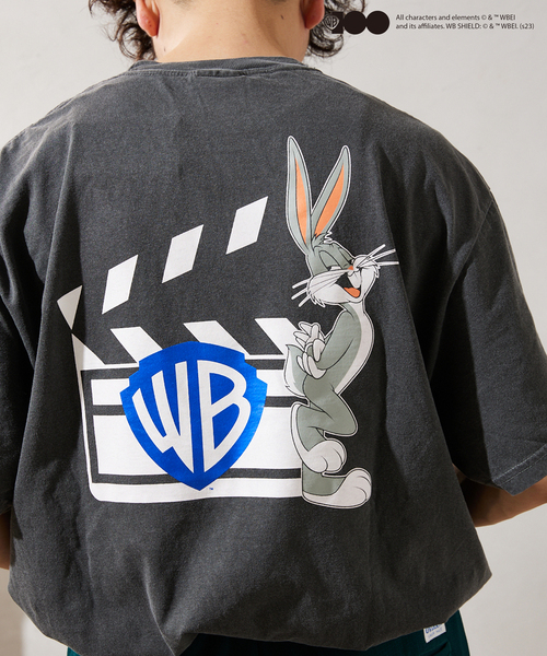 JOURNAL STANDARD relume(ジャーナルスタンダード レリューム)の「【WARNER BROS.】別注 プリントTシャツ(Tシャツ/カットソー・メンズ・ブラック系その他/ブラック/ホワイト/ホワイト系その他・MEDIUM/LARGE)」の4枚目の写真
