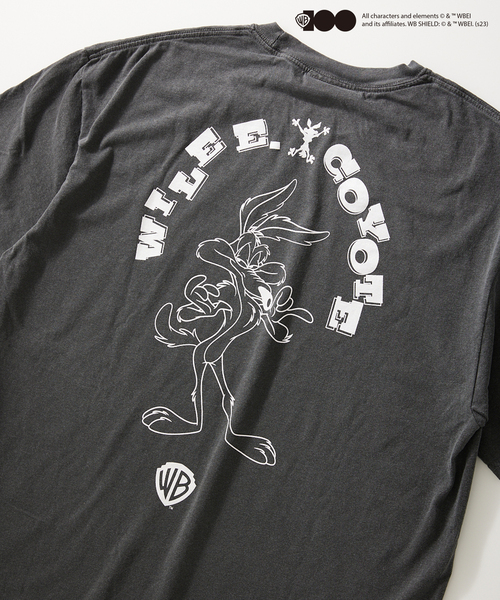 JOURNAL STANDARD relume(ジャーナルスタンダード レリューム)の「【WARNER BROS.】別注 プリントTシャツ(Tシャツ/カットソー・メンズ・ブラック系その他/ブラック/ホワイト/ホワイト系その他・MEDIUM/LARGE)」の1枚目の写真