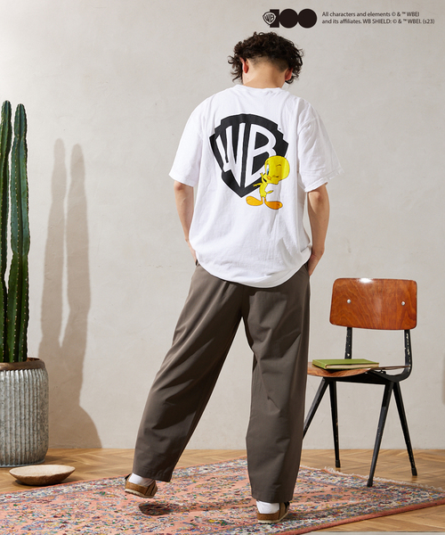 JOURNAL STANDARD relume(ジャーナルスタンダード レリューム)の「【WARNER BROS.】別注 プリントTシャツ(Tシャツ/カットソー・メンズ・ブラック系その他/ブラック/ホワイト/ホワイト系その他・MEDIUM/LARGE)」の13枚目の写真
