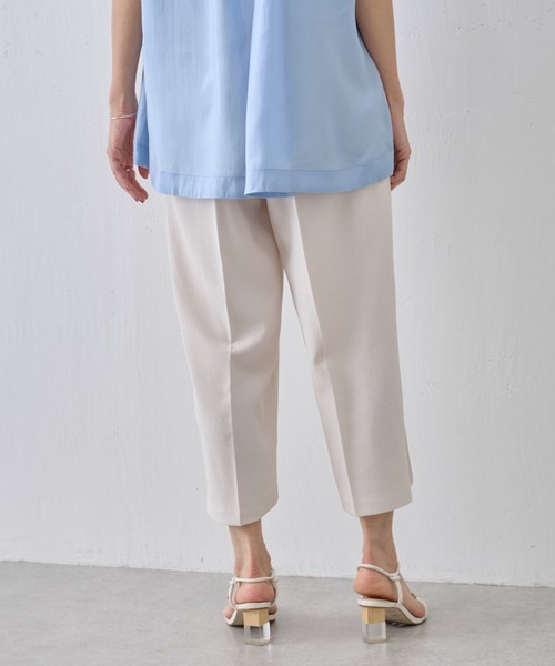 BEARDSLEY（ビアズリー）の「ワイドクロップドパンツ（その他パンツ・レディース・ダークグレー/アイボリー・M/S）」の12枚目の写真