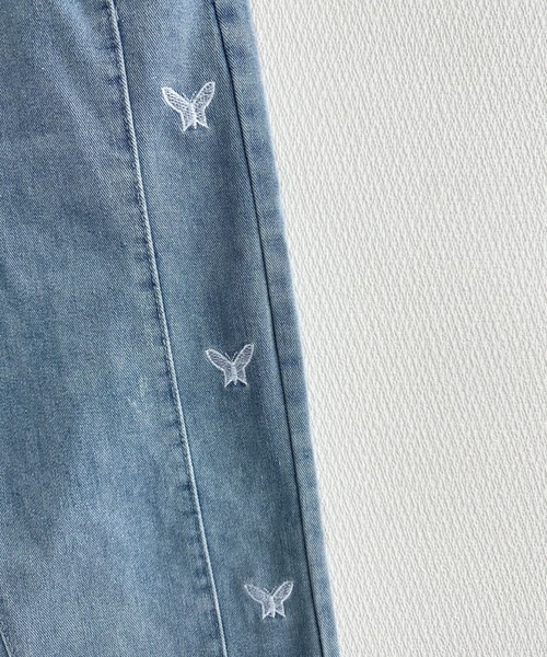 DIAVEL（ディアベル）の「【SALE開催】バタフライデニムSALE/刺繍デニムパンツ（デニムパンツ・レディース・ブルー/ダークグレー・M/L/S）」の3枚目の写真