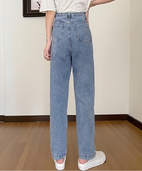 DIAVEL（ディアベル）の「【SALE開催】バタフライデニムSALE/刺繍デニムパンツ（デニムパンツ・レディース・ブルー/ダークグレー・M/L/S）」の6枚目の写真