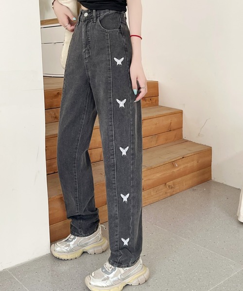 DIAVEL（ディアベル）の「【SALE開催】バタフライデニムSALE/刺繍デニムパンツ（デニムパンツ・レディース・ブルー/ダークグレー・M/L/S）」の21枚目の写真