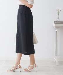 couture brooch | 【セットアップ着用可能】麻調合繊タイトスカート(スカート)