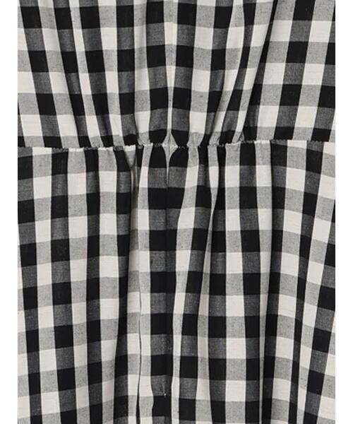 Te chichi（テチチ）の「リネン混ボリュームスリーブワンピース（ワンピース・レディース・イエロー/ネイビー/ブラック・F）」の10枚目の写真