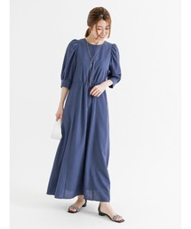 Te chichi | リネン混ボリュームスリーブワンピース(ワンピース)