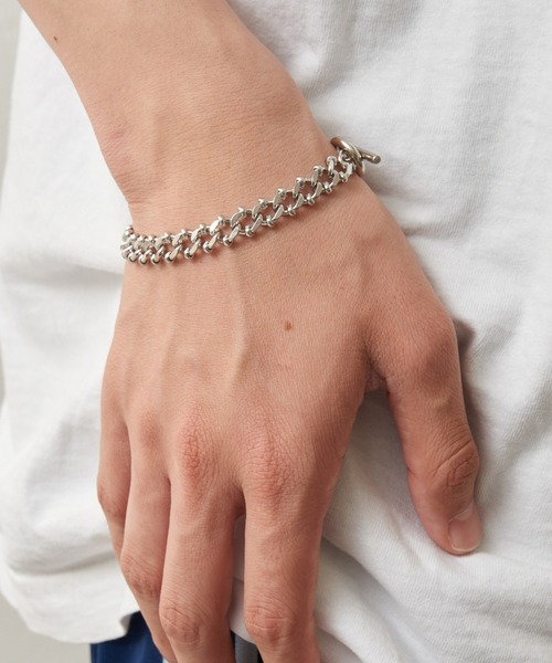 CIAOPANIC TYPY（チャオパニックティピー）の「ロジウムコーティング喜平アソートチェーンブレスレット（ブレスレット・メンズ・シルバー/シルバー系その他2/シルバー系その他・ONE SIZE）」の3枚目の写真