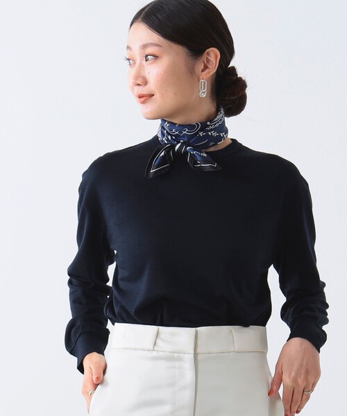 SLOANE スローン 淑女のロンT 佐藤佳菜子　ネイビー BOUTIQUE310 SLOANE【NEW 淑女のロンT】ネイビー 別注】スタイリスト