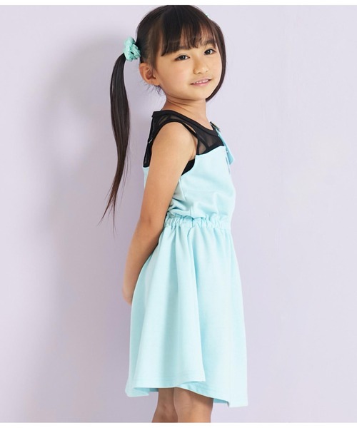 ANAP kids（アナップキッズ）の「メッシュ切替ノースリーブ