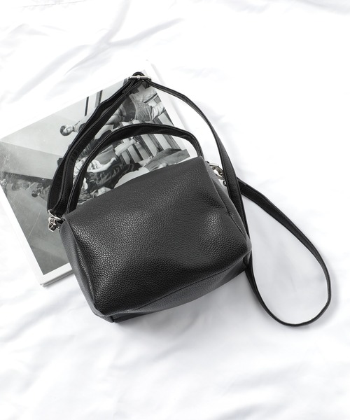 SETUP7（セットアップセブン）の「【SETUP7】エルシェ 2WAY紐付きショルダーバッグ YMX ※（ショルダーバッグ・レディース・イエロー/ブラック/グリーン/ブラウン・FREE）」の5枚目の写真