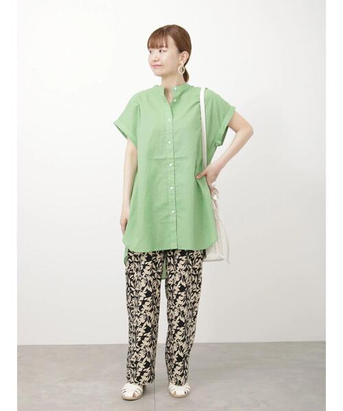 Lugnoncure（ルノンキュール）の「【イージーケア】無地/柄アソートパンツ（その他パンツ・レディース・オレンジ/ベージュ/グリーン/ブラック・F）」の7枚目の写真