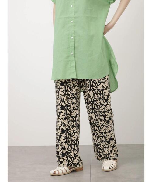 Lugnoncure（ルノンキュール）の「【イージーケア】無地/柄アソートパンツ（その他パンツ・レディース・オレンジ/ベージュ/グリーン/ブラック・F）」の8枚目の写真