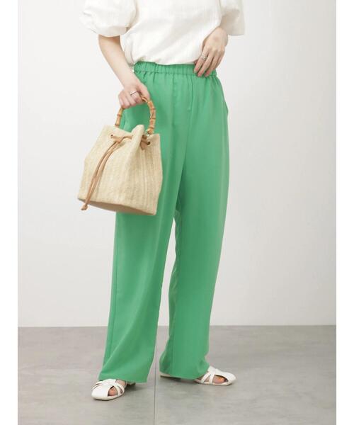 Lugnoncure（ルノンキュール）の「【イージーケア】無地/柄アソートパンツ（その他パンツ・レディース・オレンジ/ベージュ/グリーン/ブラック・F）」の15枚目の写真