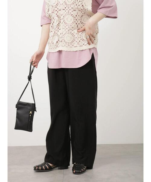 Lugnoncure（ルノンキュール）の「【イージーケア】無地/柄アソートパンツ（その他パンツ・レディース・オレンジ/ベージュ/グリーン/ブラック・F）」の21枚目の写真