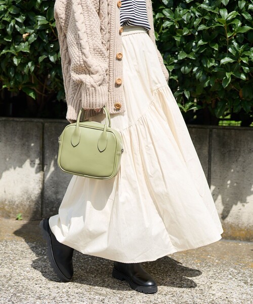 FREAK'S STORE（フリークスストア）の「ラウンドティアードスカート（スカート・レディース・ブラウン/オフホワイト/ブラック/グリーン・ﾌﾘ-）」の20枚目の写真