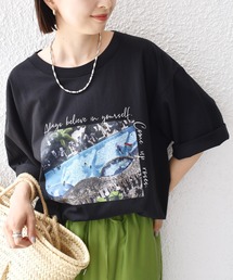 tシャツ 「ZOZO限定・多サイズ」旅するフォトT(WHITE)「Made by ZOZO」 レディース フォトプリント」に該当するTシャツ/カットソーファッション通販