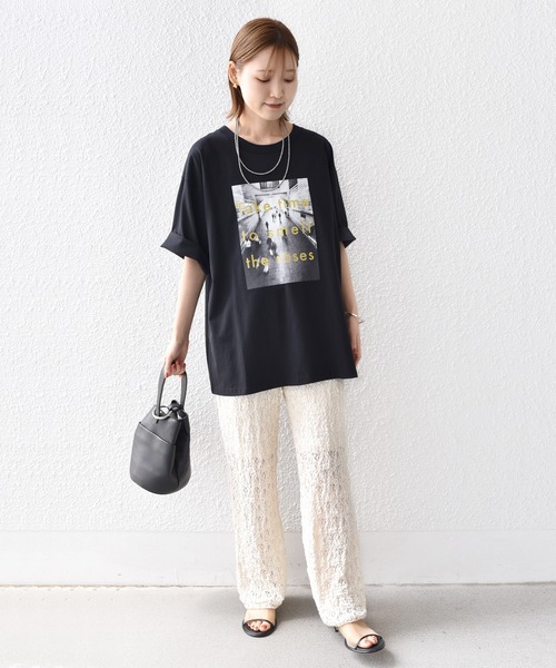 ZOZO限定】SHIPS.me: プリントフォトTシャツ（Tシャツ