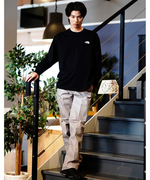 THE NORTH FACE/ザ・ノース・フェイス L/S BACK SQ LOGO TEE