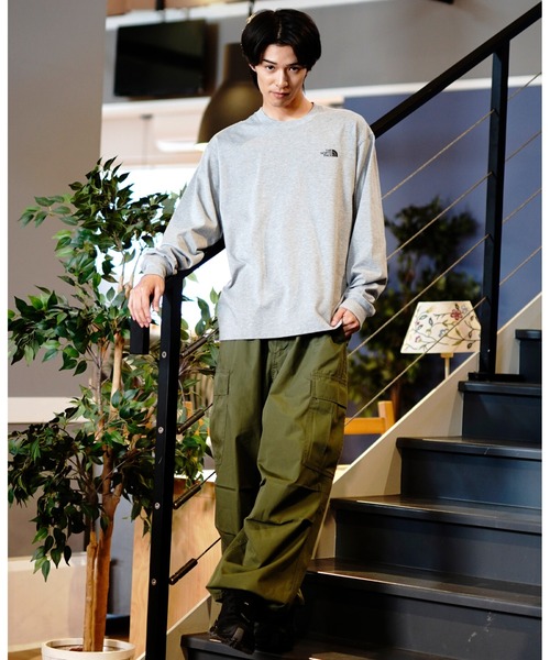 ノースフェイス バックプリント Tシャツ メンズ レディース UV 長袖 ロンT THE NORTH FACE バック スクエア ロゴ NT82333 楽天市場】ザ・ノース・フェイス ロンT メンズ レディース THE