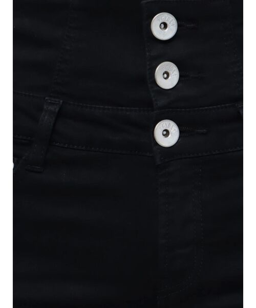 GYDA（ジェイダ）の「ハイウエストバッククロスフレアパンツ（デニムパンツ・レディース・ブラック/ライトブルー/インディゴブルー・X-SMALL/SMALL/MEDIUM）」の17枚目の写真