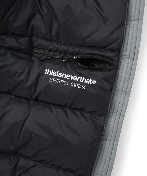 thisisneverthat（ディスイズネバーザット）の「Down Blouson（ダウンジャケット/コート・メンズ・ベージュ/チャコール/ブラック・S/M/XL/L）」の4枚目の写真