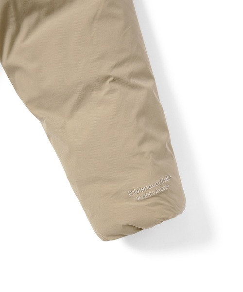 thisisneverthat（ディスイズネバーザット）の「Down Blouson（ダウンジャケット/コート・メンズ・ベージュ/チャコール/ブラック・S/M/XL/L）」の15枚目の写真