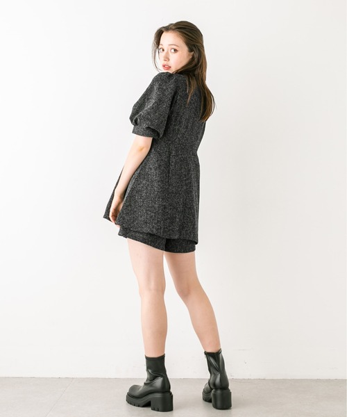 OLIVE des OLIVE（オリーブデオリーブ）の「前ボタンショートパンツ　1032020040（その他パンツ・レディース・ブラック/チャコールグレー/ブラック系その他・FREE）」の13枚目の写真