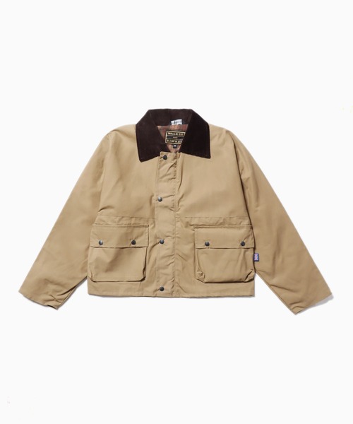 ROOPTOKYO(ループトウキョウ)の「Waker and Hawkes/ウォーカーアンドホークス Shorter Length Hunting Coat Sahara ショートハンチングコート(ミリタリージャケット・メンズ・ブラック/ベージュ・XS/S)」の18枚目の写真