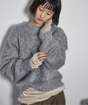 THE YOn(ザヨン)のグリッターシャギールーズフィットニットプルオーバー
