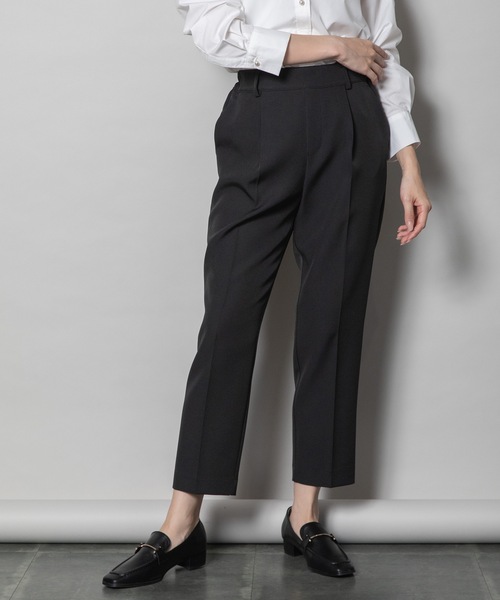 ELVENCE DEUX(エルベンスドゥ)の「ビラインテーパードPT(スラックス・レディース・ベージュ/オフホワイト/ブラック・X-SMALL/SMALL/MEDIUM/LARGE)」の9枚目の写真