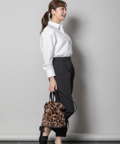 ELVENCE DEUX(エルベンスドゥ)の「ビラインテーパードPT(スラックス・レディース・ベージュ/オフホワイト/ブラック・X-SMALL/SMALL/MEDIUM/LARGE)」の7枚目の写真